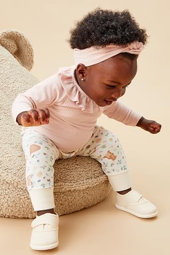 MORI Baby Bear Print Joggers - Soft Bamboo Cotton Blend