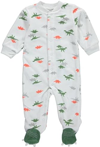 Carters Baby Boys Microfleece Snaps Footie
