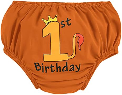 First Birthday Party Outfit for Baby Boys Jungle Lion Bloomers