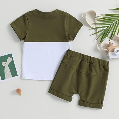 Mubineo infant toddler boys summer short set