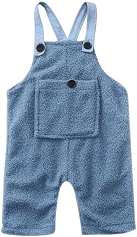 Comfortable Solid Winter Romper for Toddler Boys and Girls