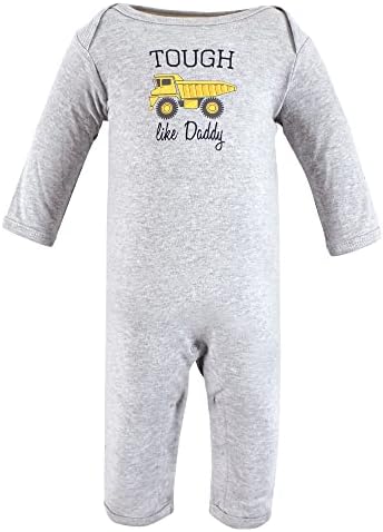 Hudson Baby Soft Cotton Rompers for Little Girls