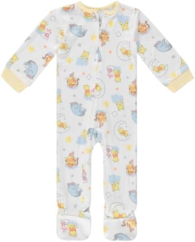 Disney Baby Onesies 2-Piece Sleepers - Winnie The Pooh Monsters Inc Dumbo Bambi