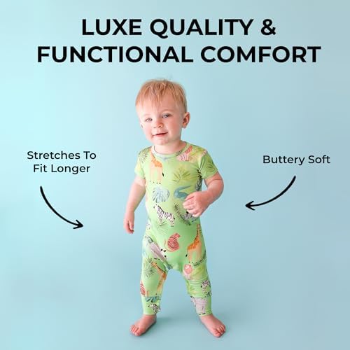 Posh Peanut Baby Romper with Snap Closure