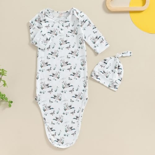 Mallard Duck Hunter Swaddle Set for Newborns - Toddler
