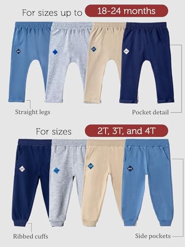 Premium Unisex Jogger Pants for Babies Toddlers