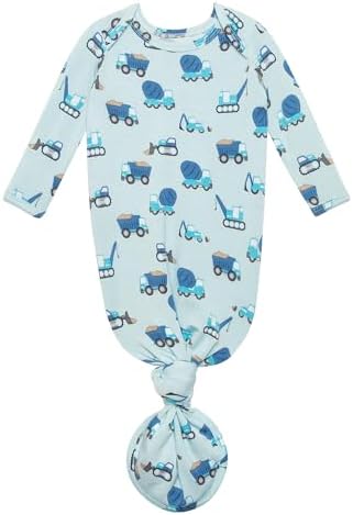 Perfect Newborn Gown Easy Tie Bamboo Viscose No-Splash Sleepers
