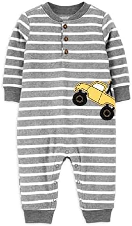 One-Piece Truck Sleepers for Baby Boys 6-9 Months