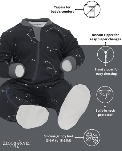 Zippy Jam - Zipper Organic Sleeper One Piece