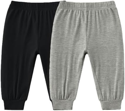 SUZEL Bamboo Viscose Jogger Pants for Baby Boys