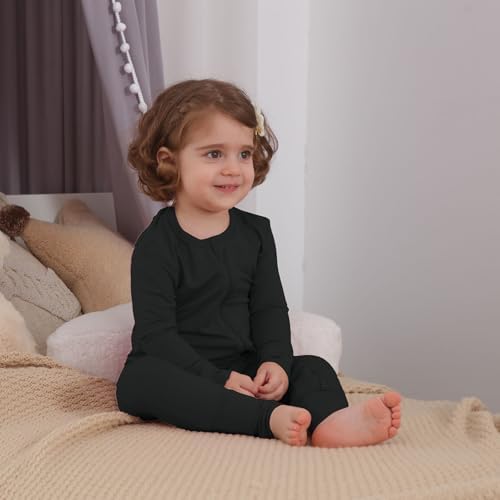 BABY BOYSGIRLS PAJamas Footless Mitten Cuffs 3Pcs Set with Bamboo Rayon BOYSGIRLS MIX