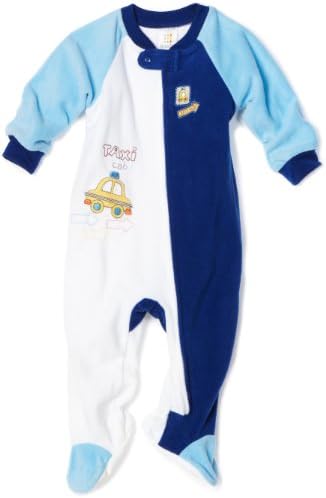 Absorba Baby Boys Cozy Colorblocked Sleepy