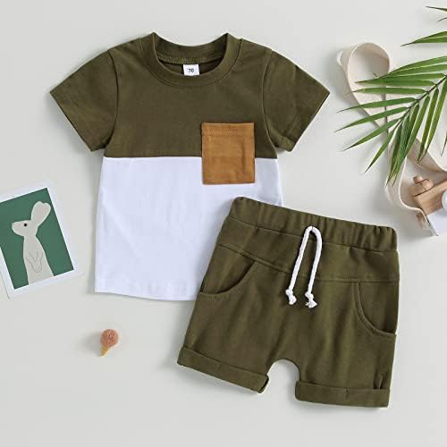 Mubineo infant toddler boys summer short set
