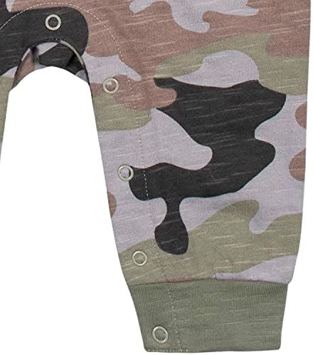 Gerber Boys 2-Pack Long Leg Romper Easy Change Child-Safe