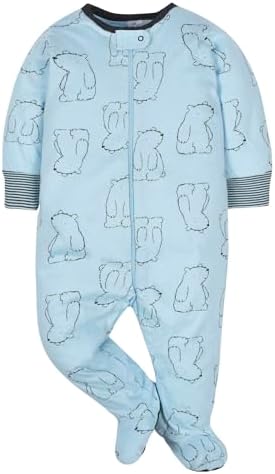 Gerber Sleep n Play Footie 4-Pack Soft Cozy for Night Day