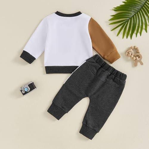 Toddler Boys Fall Essentials - Soft Cotton Sweatsuit Set