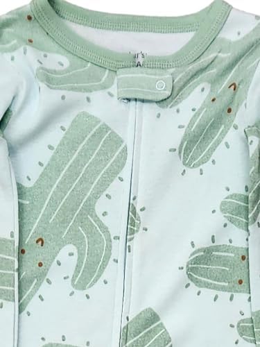 Carters Toddler Boys Green Cactus Sleepwear Pajamas