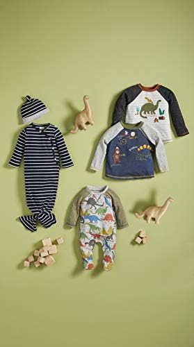 Mud Pie Baby Boys Dino Sleeper Speckle Knit nights