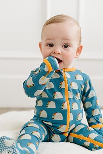 KicKeeVicose from Bamboo Baby Footie with 2 Way Zipper