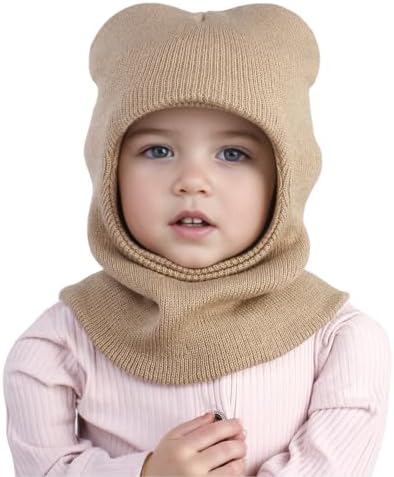 Baby Winter Hat Scarf Set with Velvet Inner and Pom-Pom Design
