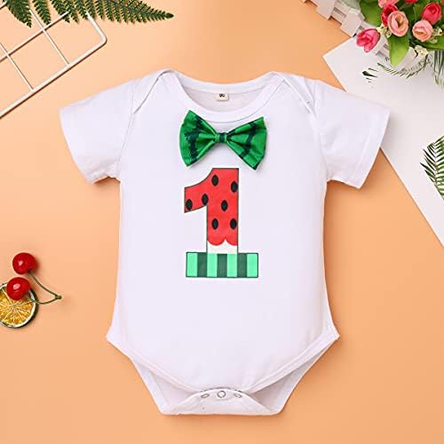 Melon-Themed 1st Birthday Set for Baby Boys