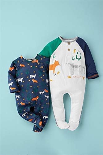 Adorable Fox Print Bedtime Bundle for Baby Boys