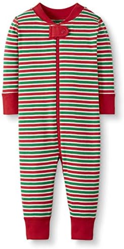 Moon and Back Unisex Baby Holiday 100 Cotton Footless Pajamas