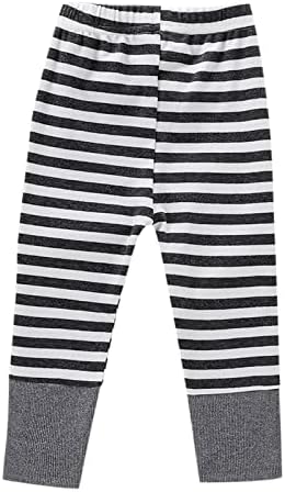 Striped Patchwork Leggings for Infants