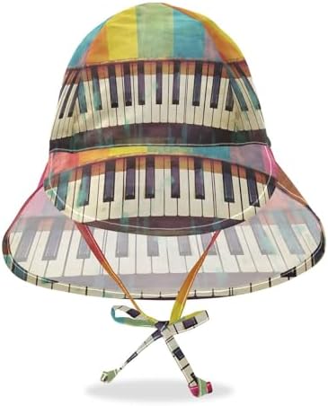 Vibrant Flip-Flop Design Baby Sun Hat UPF 50 Toddler Boy
