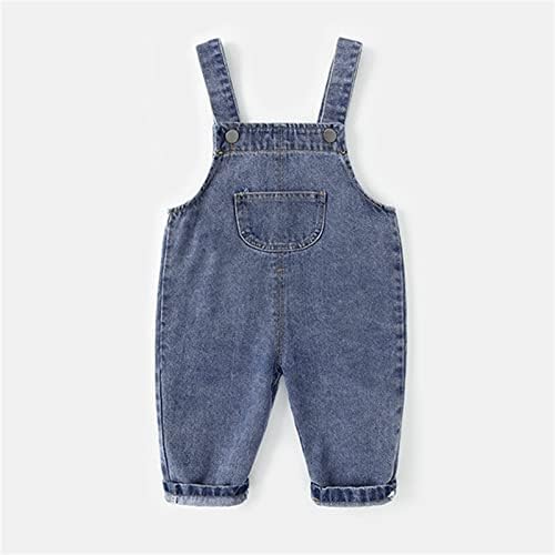 Toddler Denim Overalls for Boys and Girls with Pockets