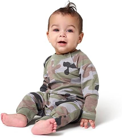 Gerber Boys 2-Pack Long Leg Romper Easy Change Child-Safe