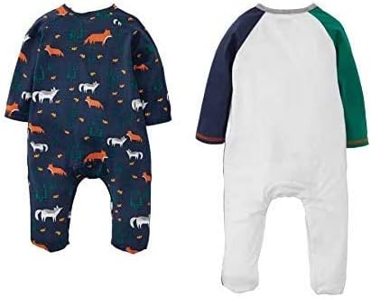 Adorable Fox Print Bedtime Bundle for Baby Boys