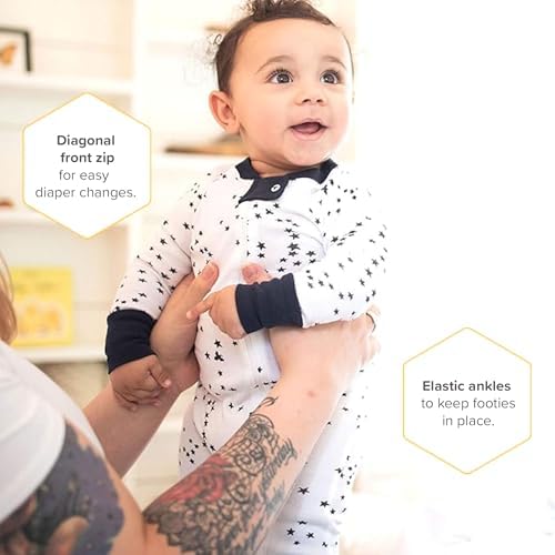 Snug Soft Burts Bees Baby Boys Pajamas