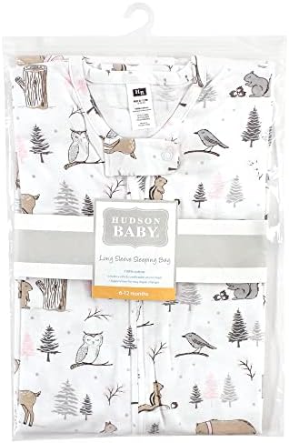 Hudson Baby Unisex Baby Long Sleeve Cotton Jersey Sleeping Bag