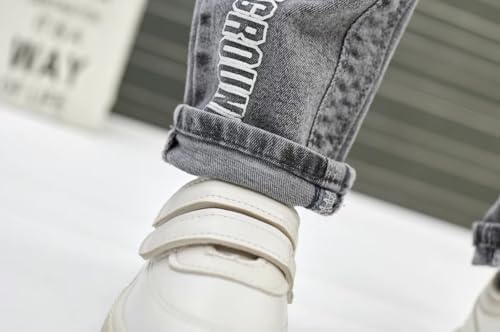 Little One Unisex Elastic Waist Printed Jeans