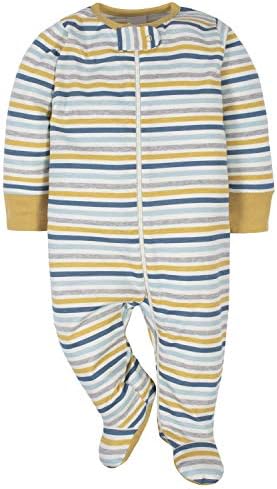 Gerber 4-Pack Sleep N Play Footies for Boys