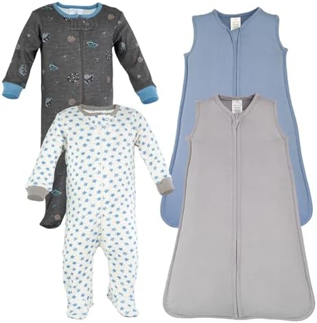 Stunning 4-Piece Baby Sleepwear Set for Boys