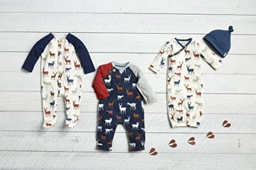 Mud Pie Baby Boys Deer Print Sleepy