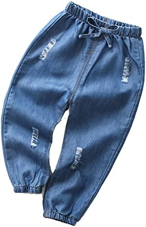 Soft Cotton Denim Trousers