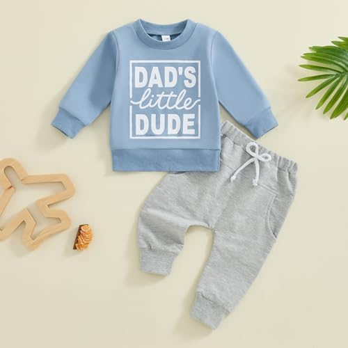 Warm Trendy Toddler Boy Outfit Set for Fall Winter