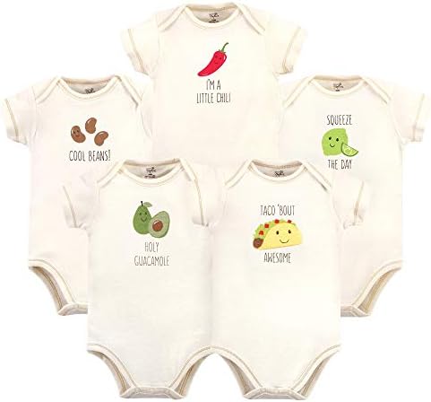 Touched by Nature Organic Cotton Bodysuits for Infants