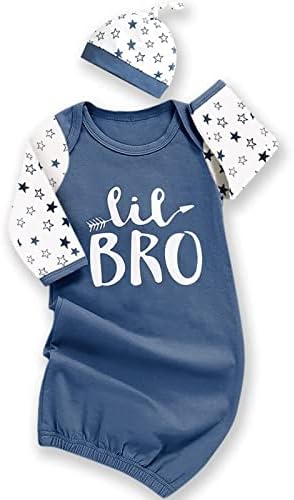 AMAWMW Newborn Baby Girl Little Sister Pajamas