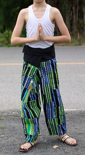 Thiefs Choice Thai Fisherman Hire Wrap Pants for Boys