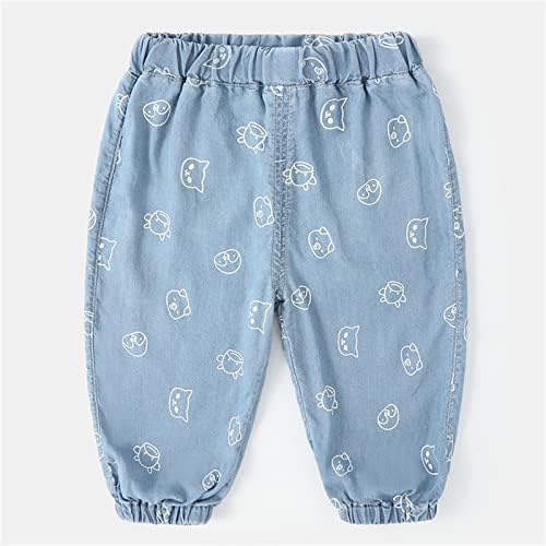 Cute Cartoon Animal Print Unisex toddler and kids elastic waist pants