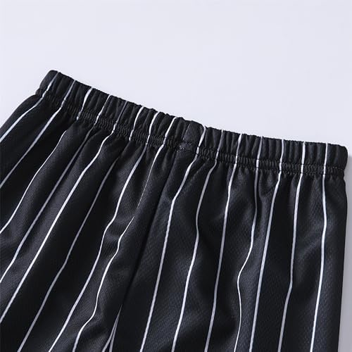 Yuji Itadori Striped Baseball Pants for Kids Elastic Waist Fun Play