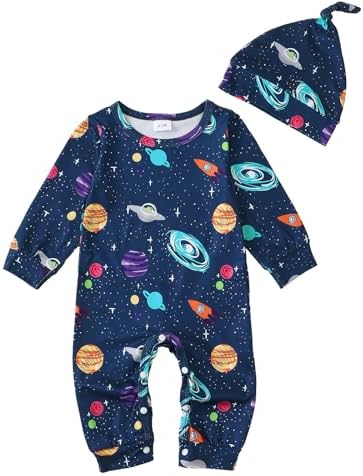 Newborn Baby Boy Romper with Hat