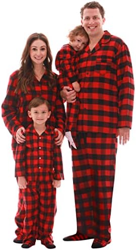 Followme Family Buffalo Plaid Pajamas Set with Socks