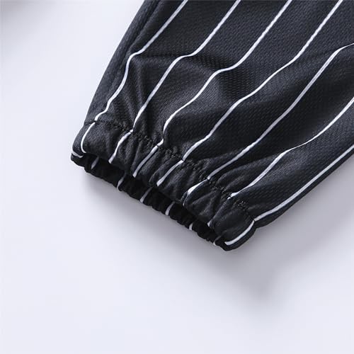 Yuji Itadori Striped Baseball Pants for Kids Elastic Waist Fun Play