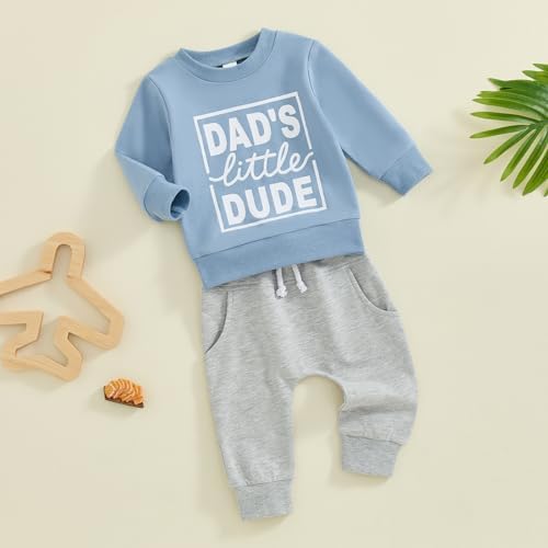 Warm Trendy Toddler Boy Outfit Set for Fall Winter