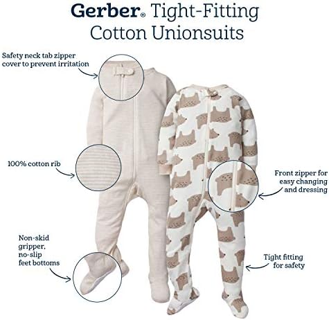 Gerber Baby Boys 2-Pack Pajamas